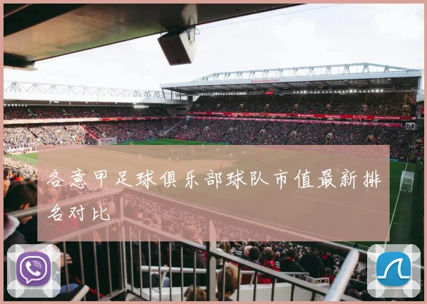 各意甲足球俱乐部球队市值最新排名对比